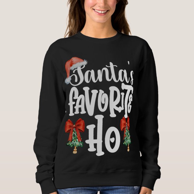 Sudadera Navidades favoritos de Santa María Pajama (Anverso)