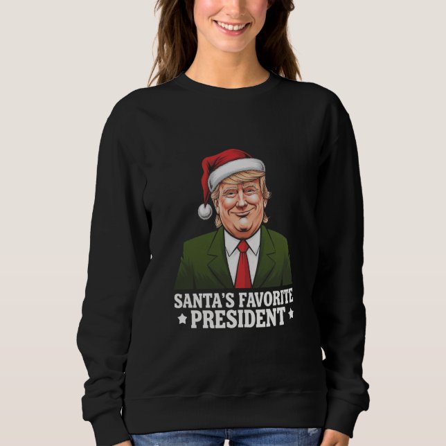 Sudadera Navidades favoritos del presidente de Santa Claus, (Anverso)