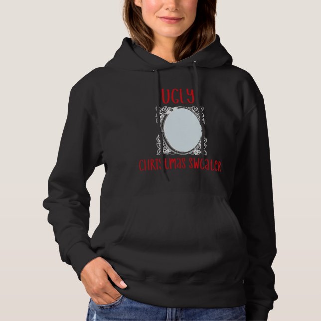 Sudadera Navidades feas y graciosas sudan con hombres espej (Anverso)