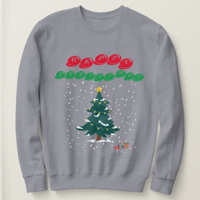 Sudadera Navidades felices (Anverso del diseño)