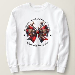 Sudadera Navidades felices con elegante fiesta divertida
