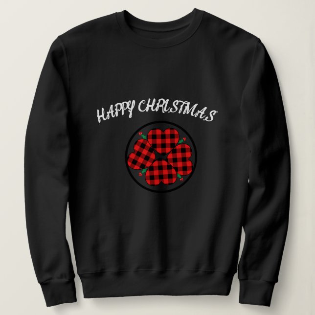Sudadera Navidades felices mujeres negras (Anverso del diseño)