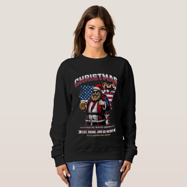 Sudadera Navidades femeninas Santa Sweatshirt | Alegría de  (Anverso completo)