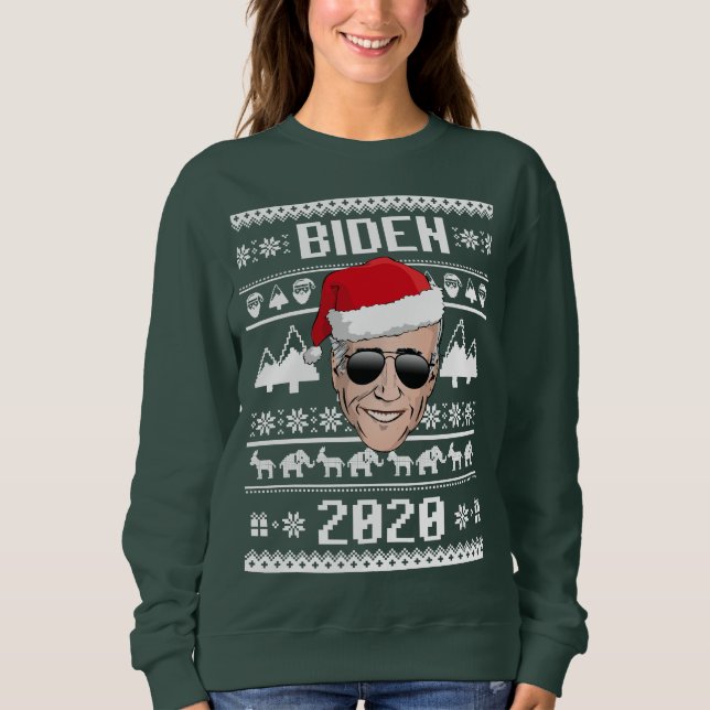 Sudadera Navidades feos de Joe Biden 2020 (Anverso)