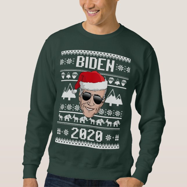 Sudadera Navidades feos de Joe Biden 2020 (Anverso)