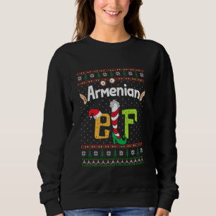 Sudadera Navidades feos de los ancianos armenios para Xma a