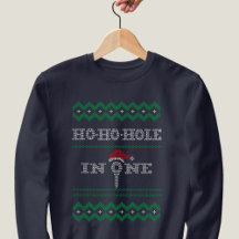 Navidades feos del golf Ho Hole en una camiseta