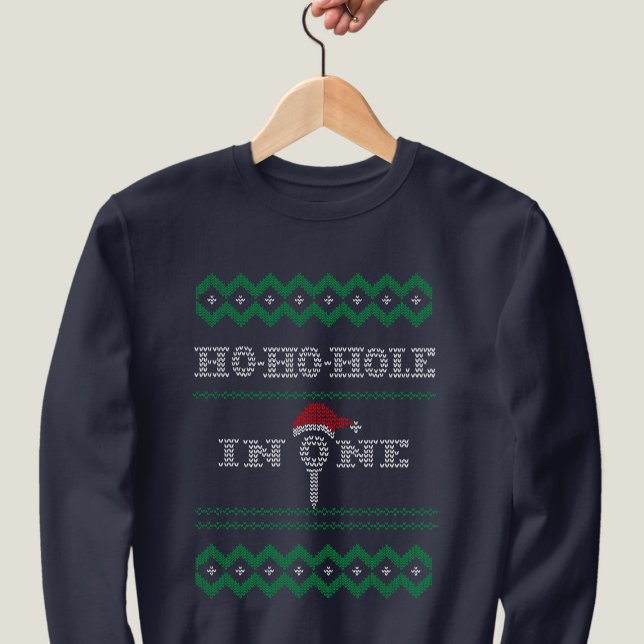 Sudadera Navidades feos del golf Ho Hole en una camiseta (Subido por el creador)