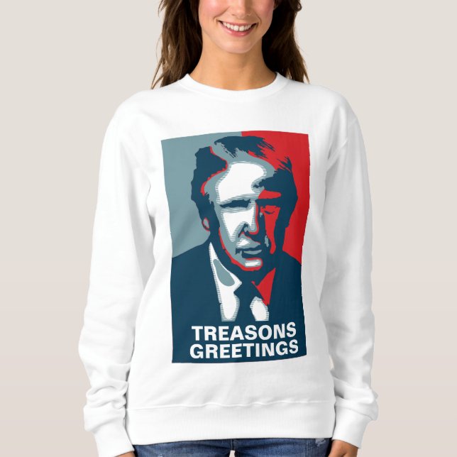 Sudadera Navidades feos Donald Trump  (Anverso)