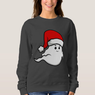 Sudadera navidades feos, fantasma santa claus, espeluznante