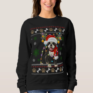 Sudadera Navidades feos renos Navidad perro perro de Boston