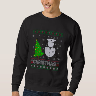 Sudadera Navidades feos sudan en el árbol de navidad del po