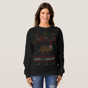 Sudadera Navidades feos sudan Santa Noche lenta