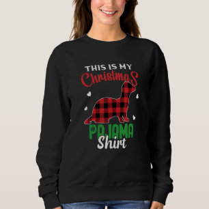 Sudadera Navidades Ferret Este Es Mi Navidad Pajama