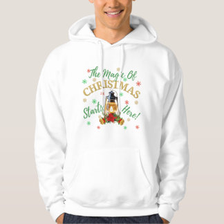 Sudadera Navidades festivos T-Shirt Hoodie - Linterna brill