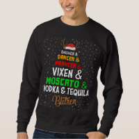 Navidades Fiesta de nombres de renos con alcohol
