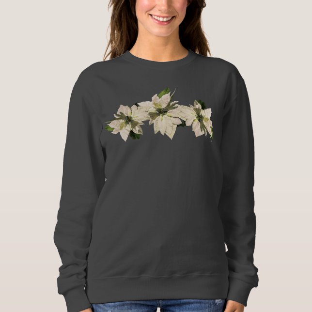 Sudadera Navidades Floral Hermosas Vacaciones (Anverso)