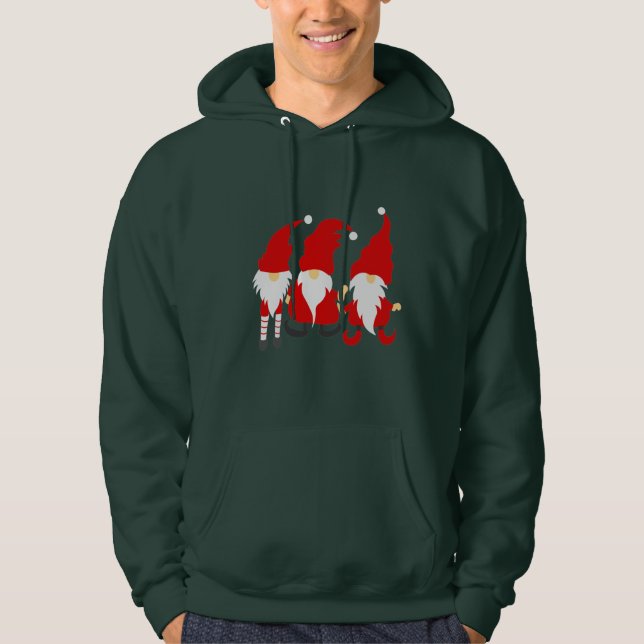 Sudadera Navidades Funny Gnomes Hoodie (Anverso)
