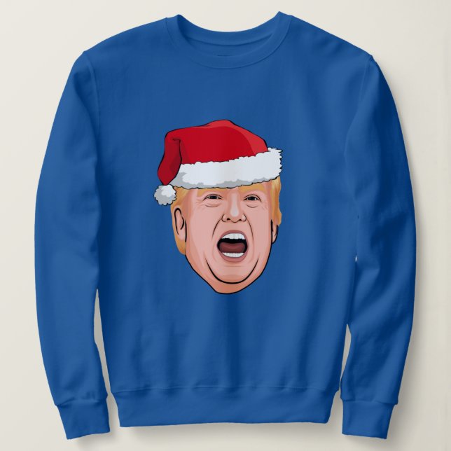 Sudadera Navidades furiosos de Donald Trump (Anverso del diseño)