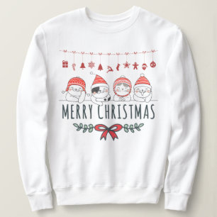 Sudadera Navidades Gatos