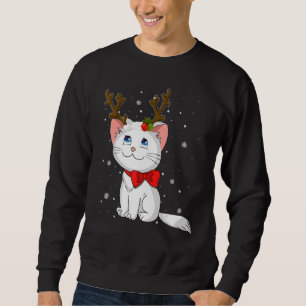 Sudadera Navidades Gatos Antillas De Renos Para Hombres Muj