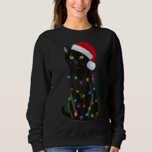 Sudadera Navidades gatos de Bombay iluminan el amante del g