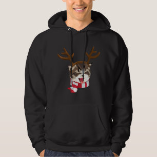 Sudadera Navidades gatos, renos, curiosas navidades navideñ