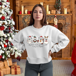 Sudadera Navidades Ghost Humor Sweatshirt