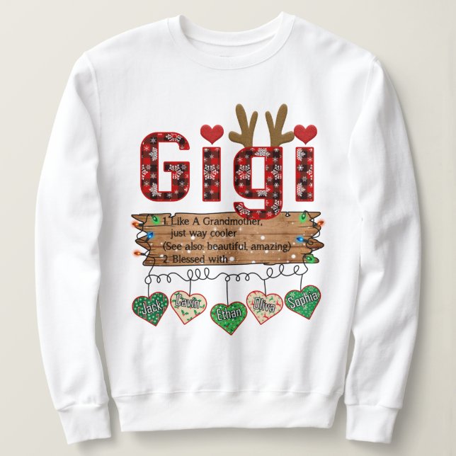 Sudadera Navidades Gigi (Anverso del diseño)