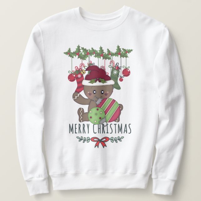 Sudadera Navidades Gingerbread (Anverso del diseño)