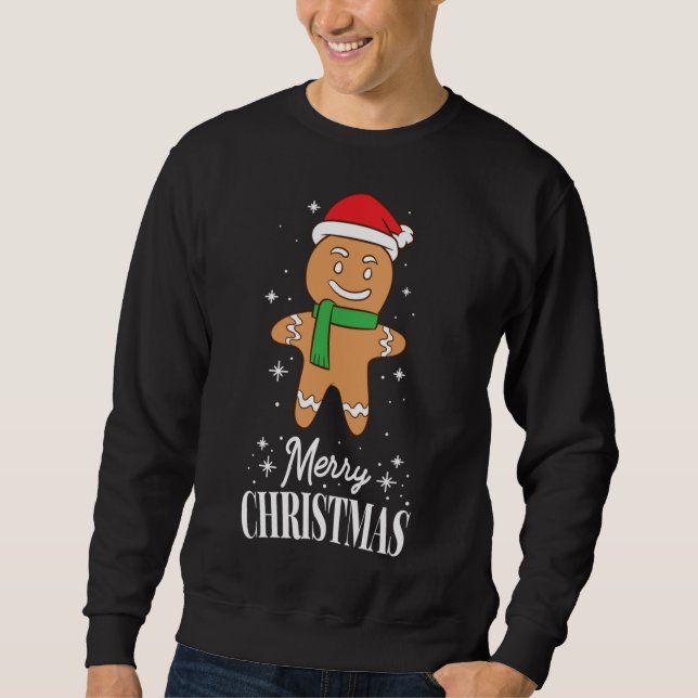 Sudadera Navidades Gingerbread (Anverso)