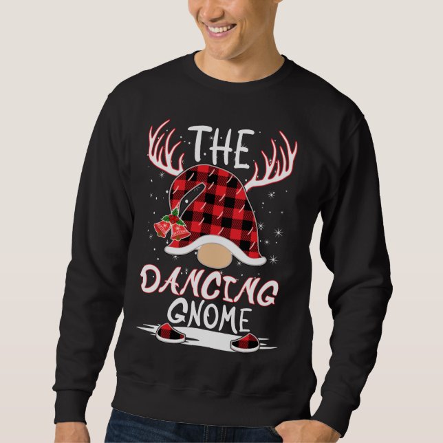 Sudadera Navidades Gnome bailarines Gorras Antlers M (Anverso)