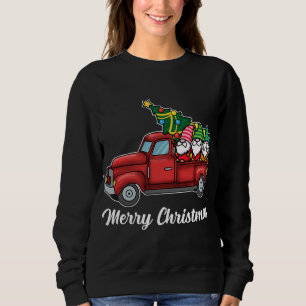 Sudadera Navidades Gnome Camión Rojo Conocidos Navidades Gn