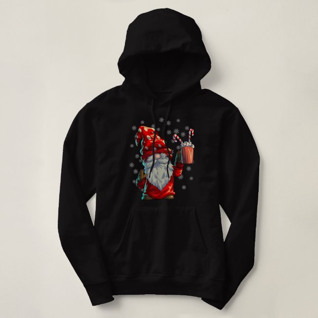Sudadera Navidades Gnome Camisas Hombres Mujeres Búfalo Roj (Diseño del anverso)