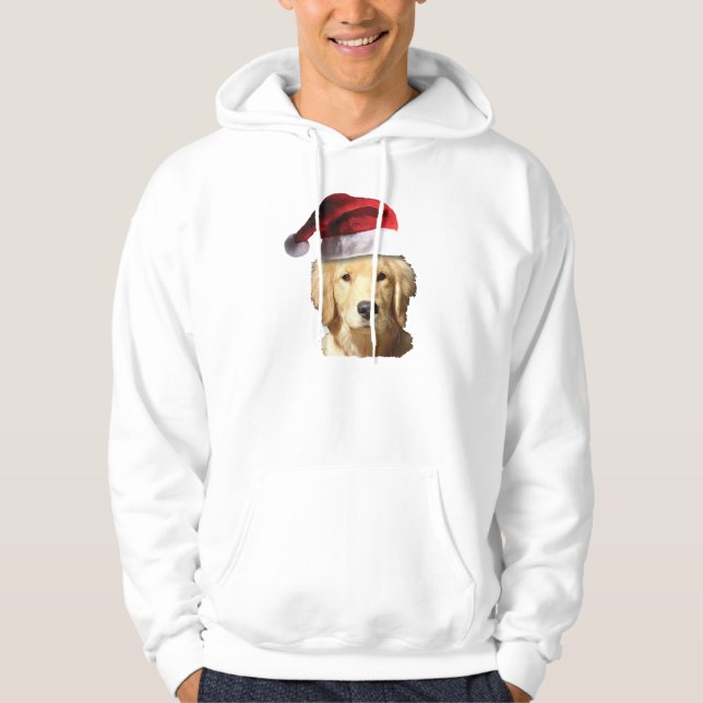 Sudadera Navidades Golden Retriever (Anverso)