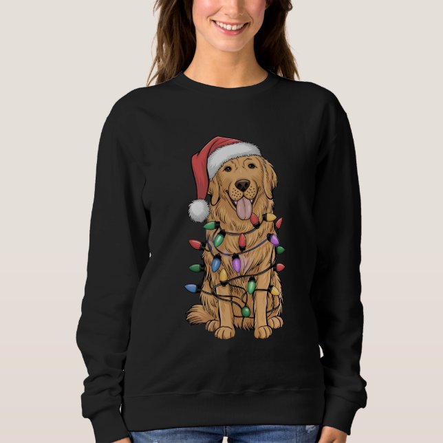 Sudadera Navidades Golden Retriever Dog Lover Regalo a Mamá (Anverso)