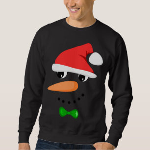 Sudadera Navidades graciosos de Santa Snowman