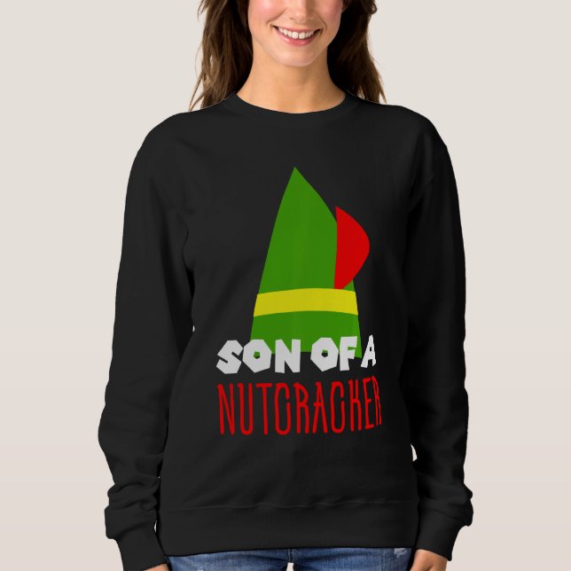 Sudadera Navidades Graciosos Hijos De Un Nutcracker (Anverso)