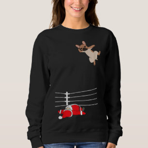 Sudadera Navidades graciosos perros campeones de Navidad lu