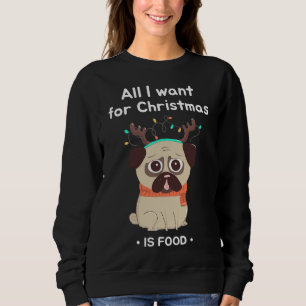 Sudadera navidades graciosos pug Classic T-Shirt 359