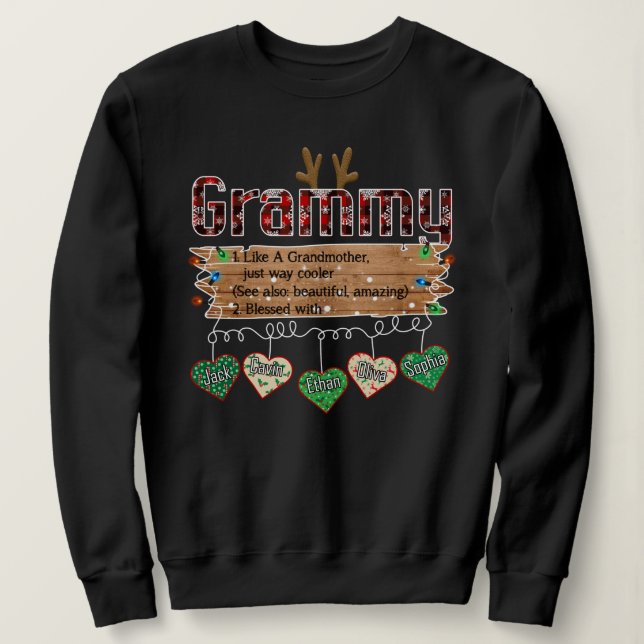 Sudadera Navidades Grammy (Anverso del diseño)