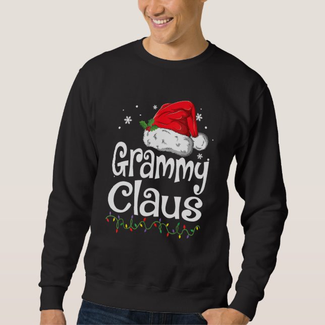Sudadera Navidades Grammy Claus Familia Pajama Matando Navi (Anverso)