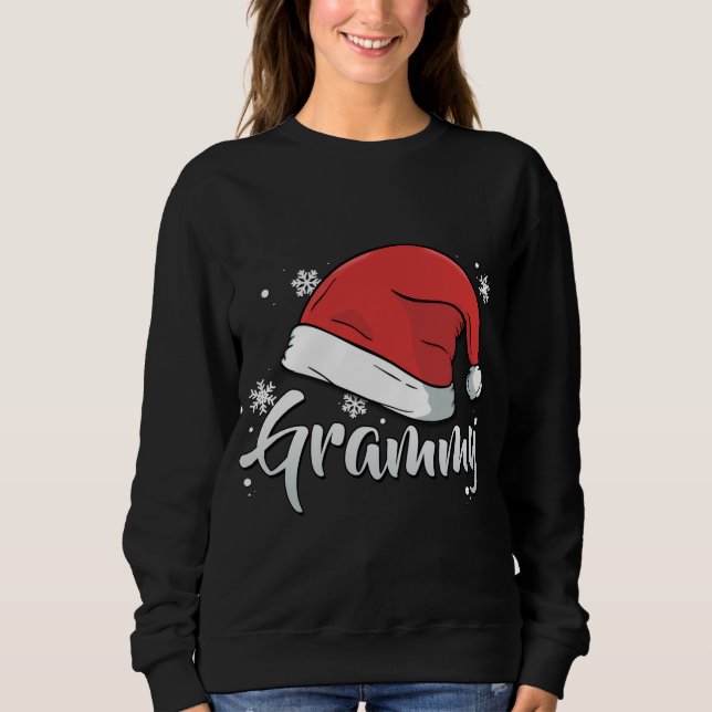 Sudadera Navidades Grammy Santa Abuela Familia Matanza Paj (Anverso)