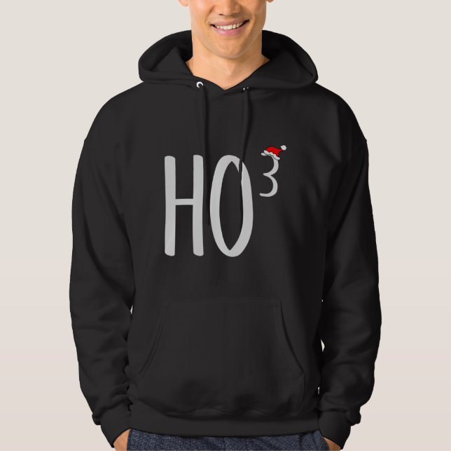 Sudadera Navidades Ho Cubed, Ho Ho Ho Ho Ho Math Math (Anverso)