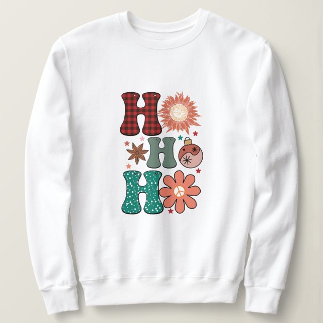 Sudadera Navidades Ho ho ho ho (Anverso del diseño)