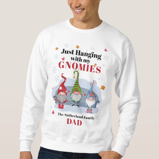 Sudadera Navidades Holiday Gnomes Family Mating (Anverso)