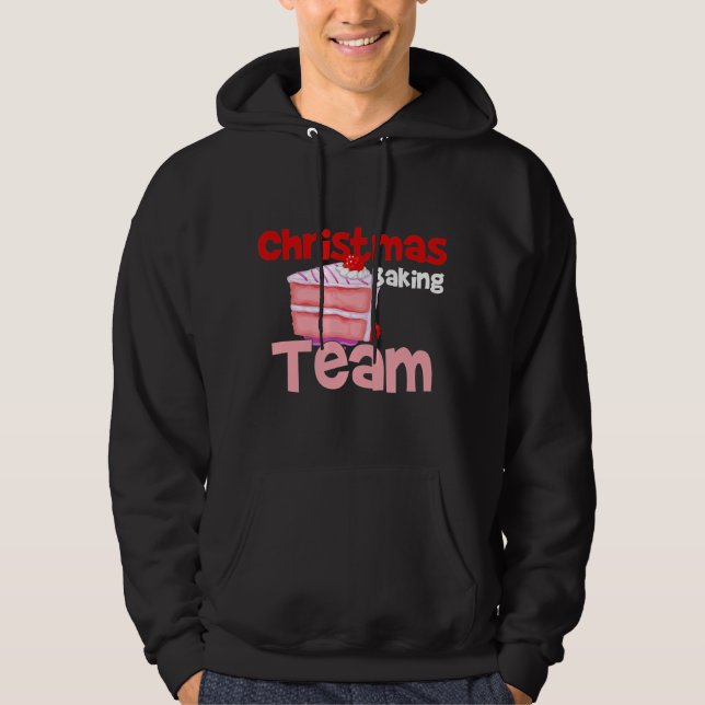 Sudadera Navidades hornear equipo Madre Hijos Padre (Anverso)