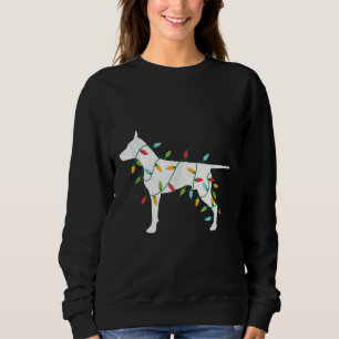 Sudadera Navidades Iluminan Doberman Cute Por Los Amantes D