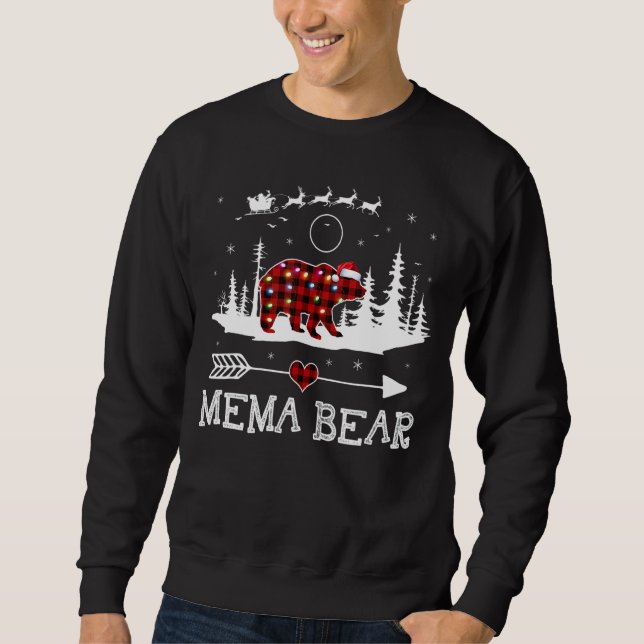 Sudadera Navidades Iluminan Pajama Coincidiendo Con Mema Re (Anverso)