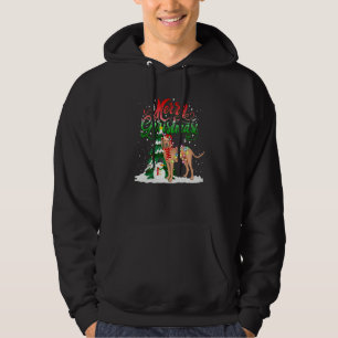 Sudadera Navidades iluminan Pajama coincidiendo con Vizsla